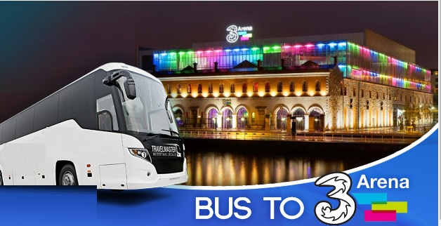 Bus Hire to 3 Arena in Dublin